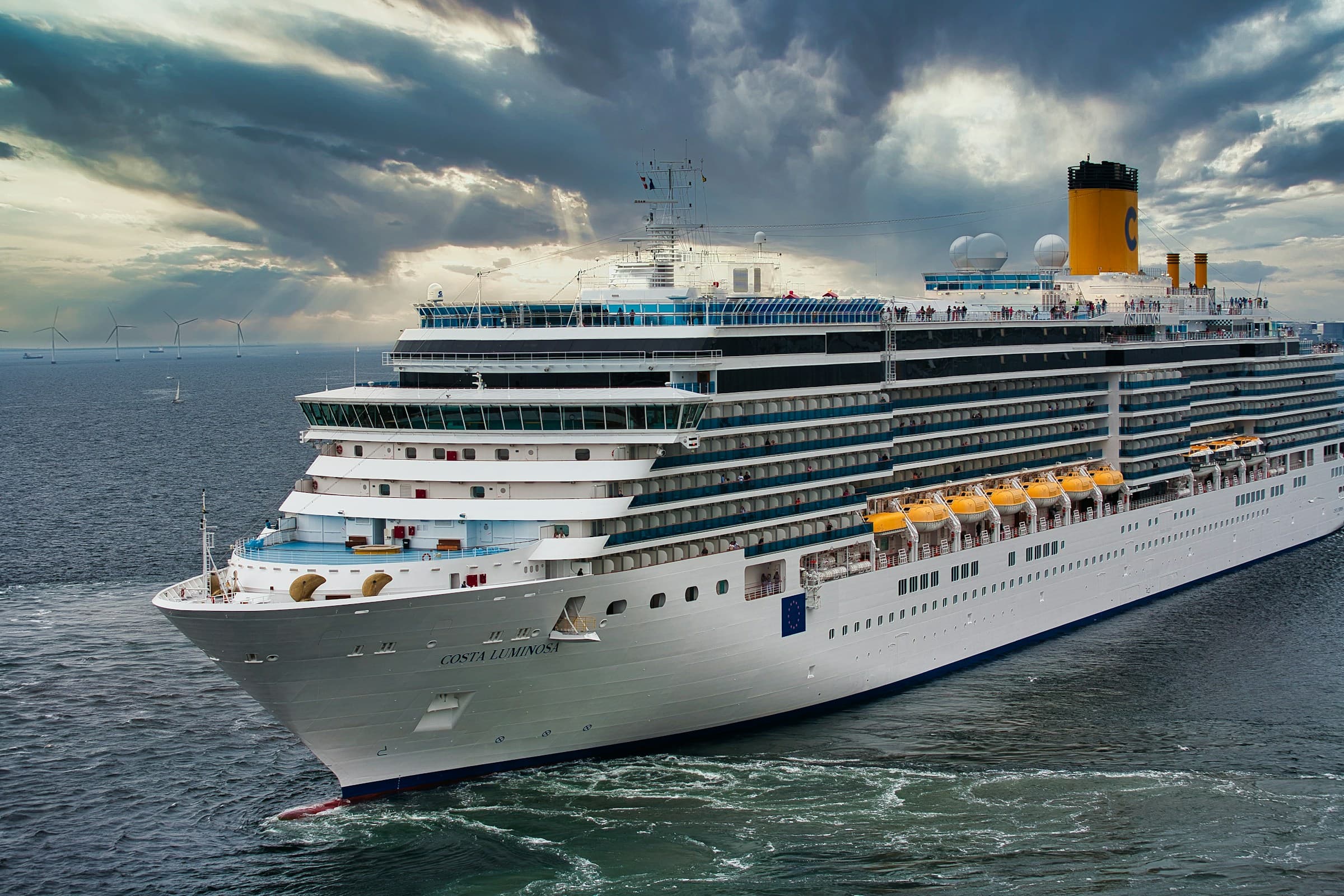 Luxury vehicle ready for a private port transfer